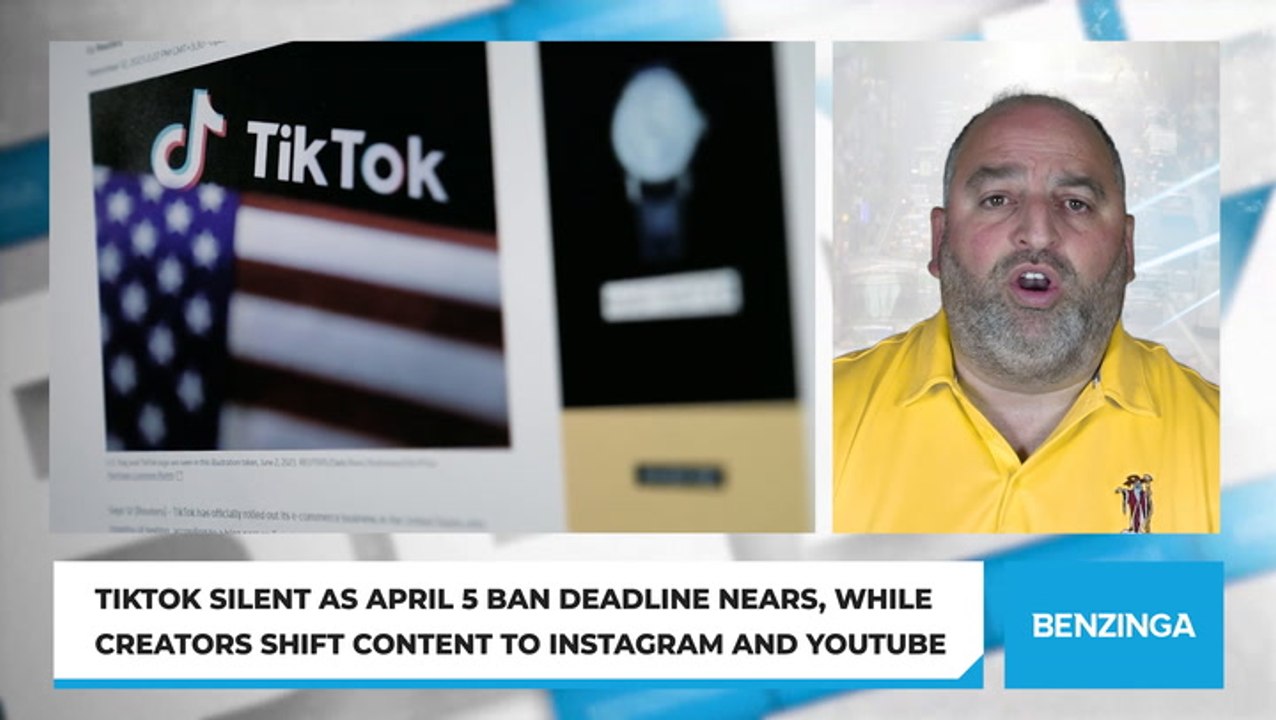 TikTok Silent As April 5 Ban Deadline Nears, While Creators Shift Content To Instagram And YouTube