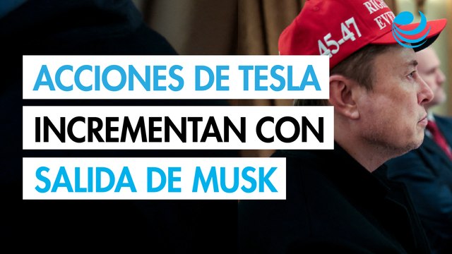 Acciones de Tesla aceleran tras noticia sobre posible salida de Musk de la administración Trump