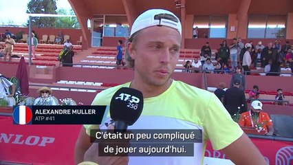 Marrakech  - Müller : "Après l'interruption, j'étais plus concentré"