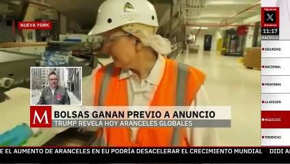 Se vive incertidumbre en Nueva York por impacto de aranceles de Trump