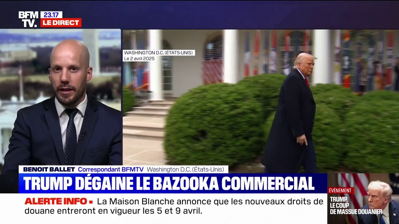Droits de douane américains: la Maison Blanche annonce que les nouvelles taxes entreront en vigueur les 5 et 9 avril