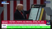 Veja momento em que Trump anuncia tarifas recíprocas de 10% ao Brasil