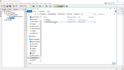 Curso de Java - Aula 006 - Como Criar Projetos e Pacotes no Netbeans