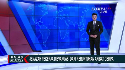Usaha Evakuasi Jenazah Pekerja dari Reruntuhan Akibat Gempa di Thailand