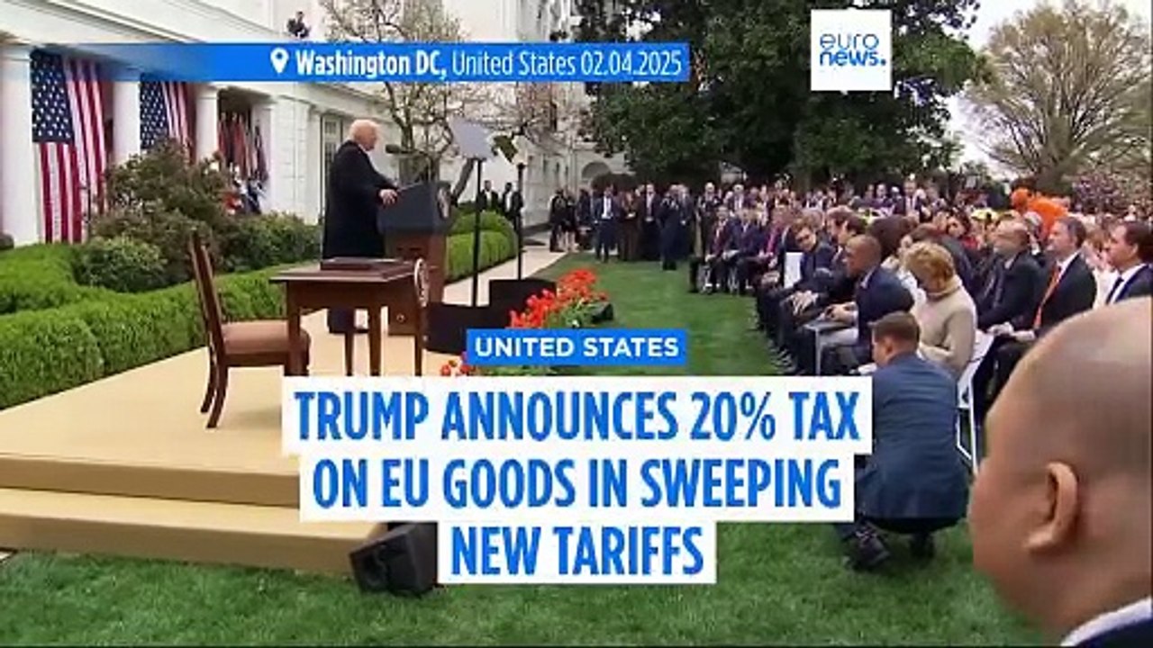Trump unveils 10% tariff on all imports to US and higher rates for 'worst offenders'