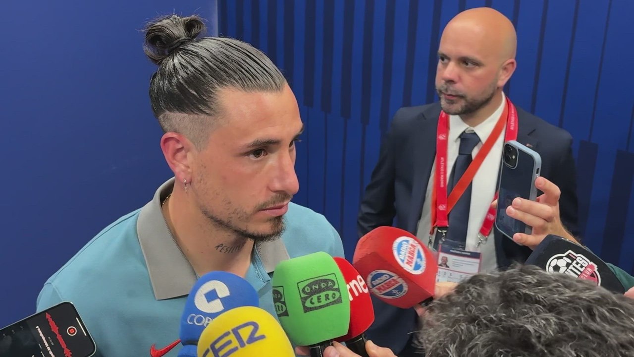 Zonas mixtas Atlético vs Barcelona