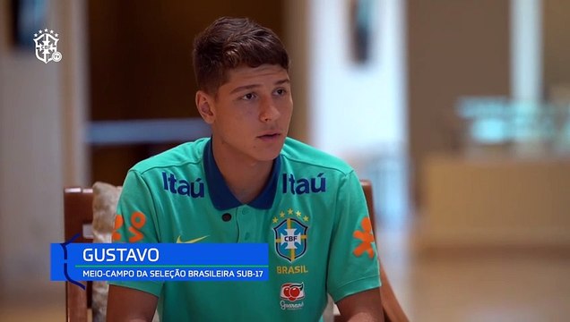 Gustavo Gomes, meia brasiliense da Seleção Brasileira Sub-17