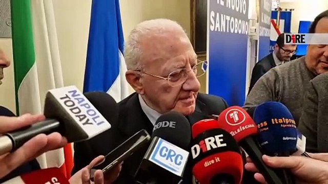 Napoli - SANITÀ. DE LUCA: NUOVO SANTOBONO POLO PEDIATRICO DI VALORE EUROPEO (02.04.25)