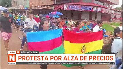 Beni: Protestas por el alza de precios de la canasta familiar