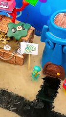 🚫💖 Move Over, Barbie! DIY Mini Bikini Bottom in a Fish Tank! 🏝️🧽✨