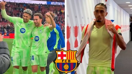 Barcelona: Así celebran los jugadores el pase a la final de Copa del Rey, que será ante el Real Madrid