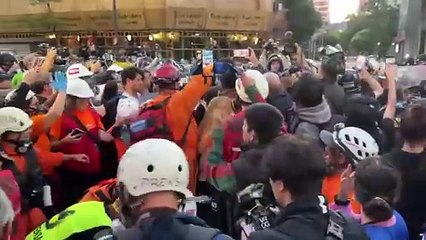 Hubo incidentes en una nueva marcha de jubilados y un periodista resultó herido