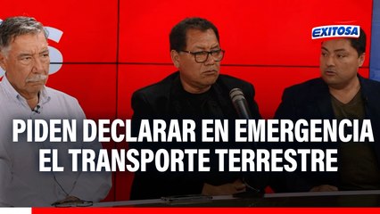 Gremios de transportistas piden al Ejecutivo declarar en emergencia el transporte terrestre por aumento de extorsión