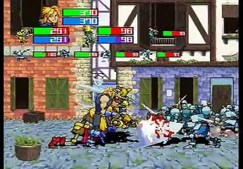 Guardian Heroes online multiplayer - saturn