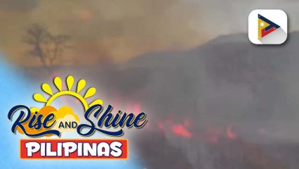Grass fire sa bahagi ng Bulkang Taal, tuluyan nang humupa kahapon ayon sa Phivolcs