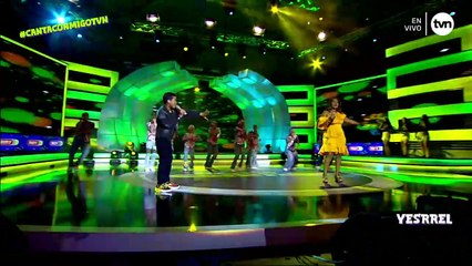 Yesrrel y su mamita Evelyn enamoraron con "Un beso y una flor"