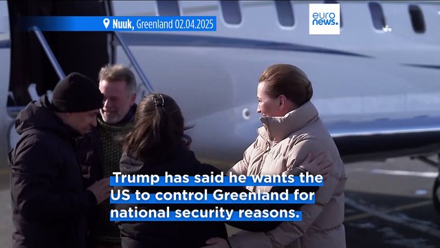 Danish prime minister refutes US claim on Greenland on visit to the Arctic territory