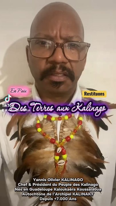 En Paix🕊️Restituons♻️des TERRES🛖aux Kalinago🗿Mise🎥au Point✊🏾du Chefet Président🥇des Kalinago🏹NÉS en Guadeloupe🦋: Notre Réserve Imposée en Dominique est Trop Petite 15km²