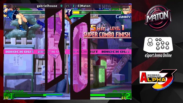Street Fighter Alpha 3 • Luchas en linea • GabrielHouse vs ElMaton • #casualplay (2025/04/02)