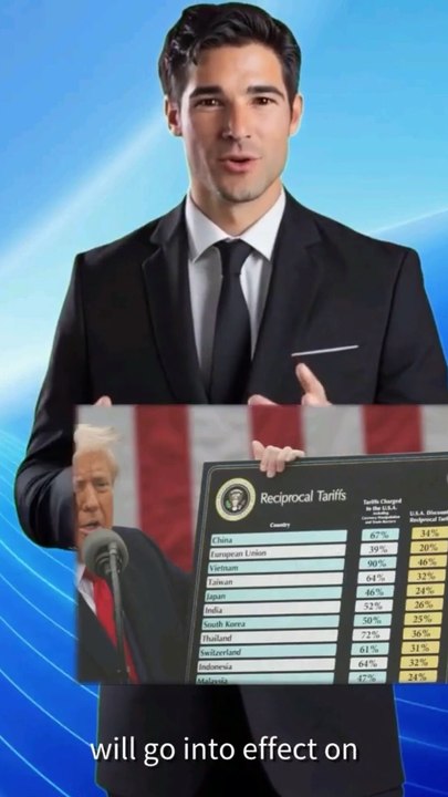 Asian markets tumble in wake of Trump's sweeping global tariffs