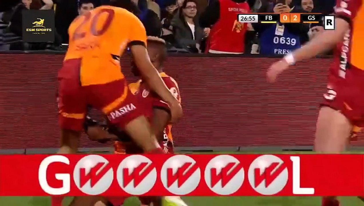 Fenerbahçe vs Galatasaray 1-2 Highlights All Goals - Turkish Cup Quarter final 2025