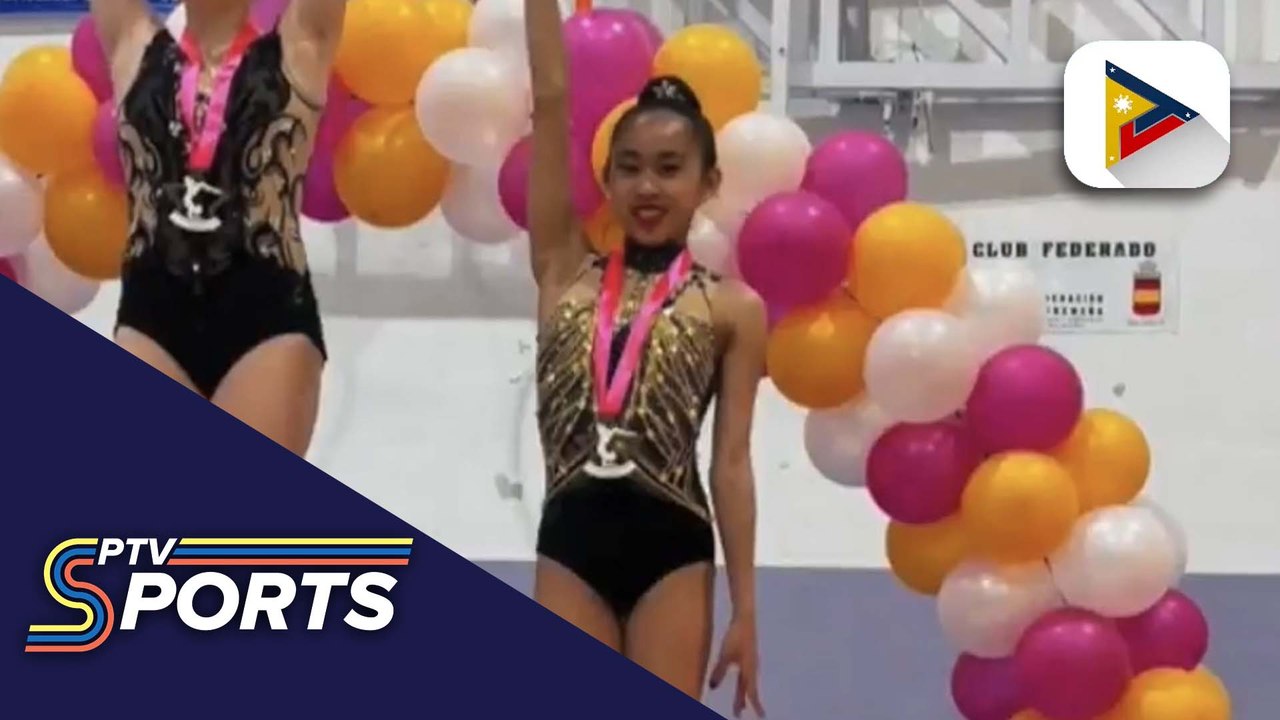 Pinay Gymnast Allaiza Sistoza, wagi sa Rhythmic Gymnastics Meet sa Spain