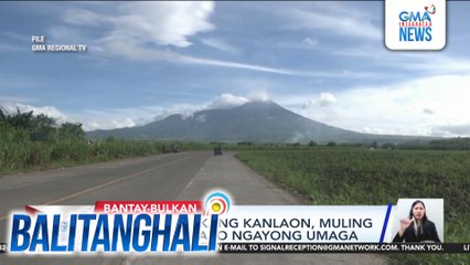 PHIVOLCS - Bulkang Kanlaon, muling nagbuga ng abo ngayong umaga | Balitanghali