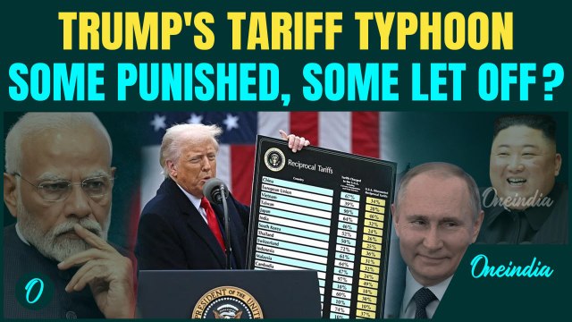 Trump Trade War: India Hit with 26% Tariff, Russia & North Korea Escape Unscathed -Full Announcement