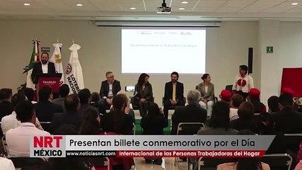 Presentan billete conmemorativo por el Día Internacional de las Personas Trabajadoras del Hogar