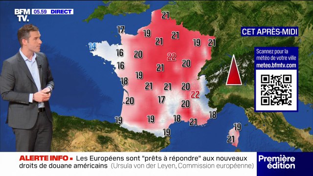 Une perturbation dans l'ouest, du soleil dans une large partie du pays, des températures plus douces... La météo de ce jeudi 3 avril