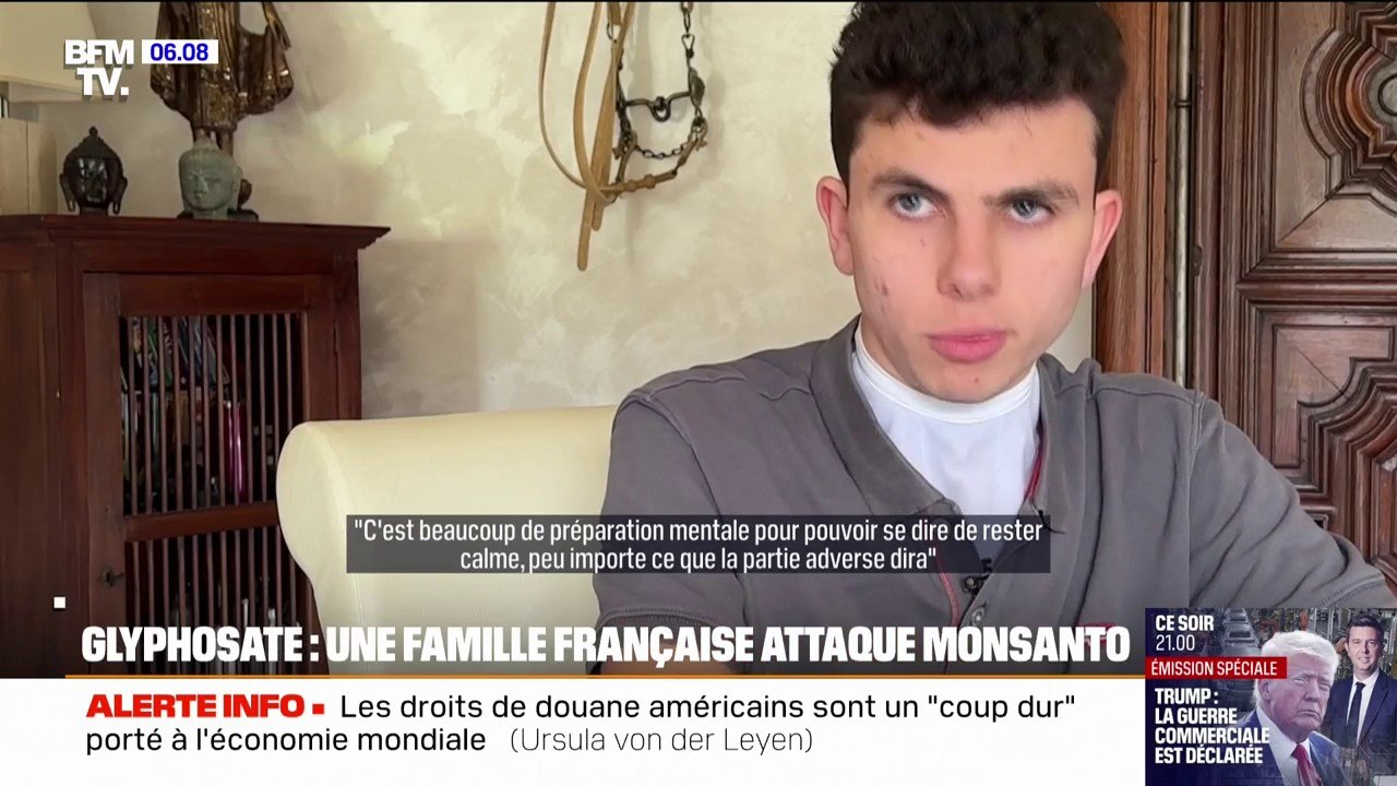 Glyphosate: la famille de Théo Grataloup souhaite faire reconnaître le lien entre les malformations congénitales du jeune homme et l'exposition de sa mère à la substance