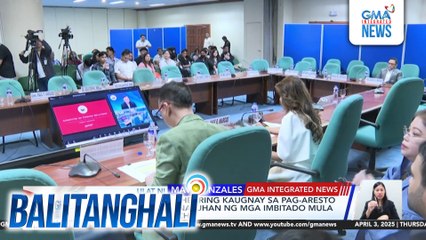 Ikalawang senate hearing kaugnay sa pag-aresto kay FPRRD, hindi dinaluhan ng mga imbitado mula sa executive branch | Balitanghali