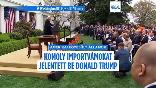 Az Egyesült Államok 20 százalékos importvámot vezet be az EU-val szemben