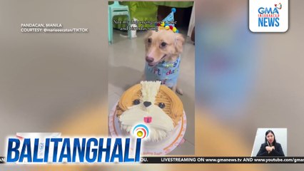 Aso, tila naiyak nang kantahan ng happy birthday at bigyan ng cake | Balitanghali