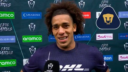 Adalberto Carrasquilla anota el único gol de Pumas y califica el empate como "importantísimo"