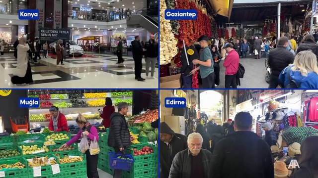 Yurt genelinde 'boykot çağrısı'na rağmen alışveriş noktalarında hareketlilik yaşandı