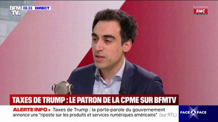 Droits de douane américains: “La Nation doit être derrière ses entreprises, parce que notre tissu économique va être attaqué”, déclare Amir Reza-Tofighi (CPME)