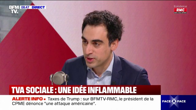 TVA sociale: “Ce que l’on souhaite, c’est un transfert massif du travail vers d’autres formes de fiscalité”, indique Amir Reza-Tofighi (CPME)