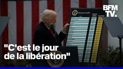 Donald Trump annonce des droits de douane massifs sur les produits entrant aux États-Unis