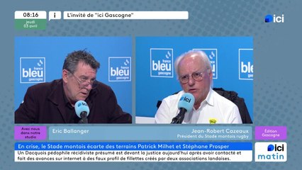 Jean Robert Cazeaux, président du Stade Montois Rugby