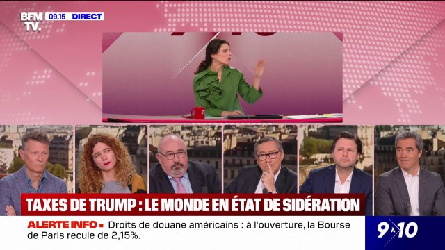Droits de douane américains: la Bourse de Paris, ainsi que les autres Bourses européennes, ouvrent en baisse