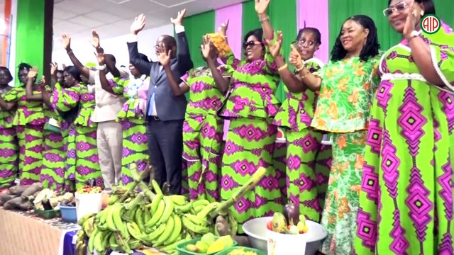 Région-Agboville / Investiture de la présidente des femmes productrices et commerçantes du vivrier du département
