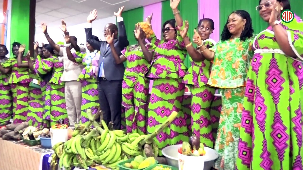 Région-Agboville / Investiture de la présidente des femmes productrices et commerçantes du vivrier du département