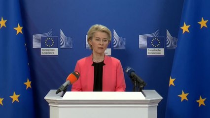 Von der Leyen: "La economía mundial va a sufrir mucho pero en la UE estamos juntos en esto"
