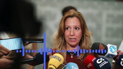 La presidenta de Tenerife, Rosa Dávila, da el parte meteorológico sobre la borrasca Nuria a primera hora del jueves