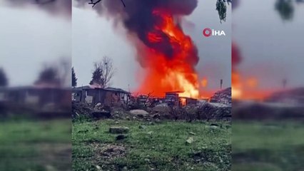 Bursa'da geri dönüşüm tesisinde patlama