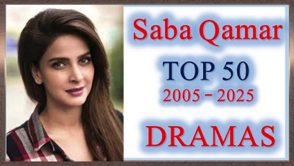 Saba Qamar Blockbuster Top 50 Drama #sabaqamar #actressnews #trendingdramas