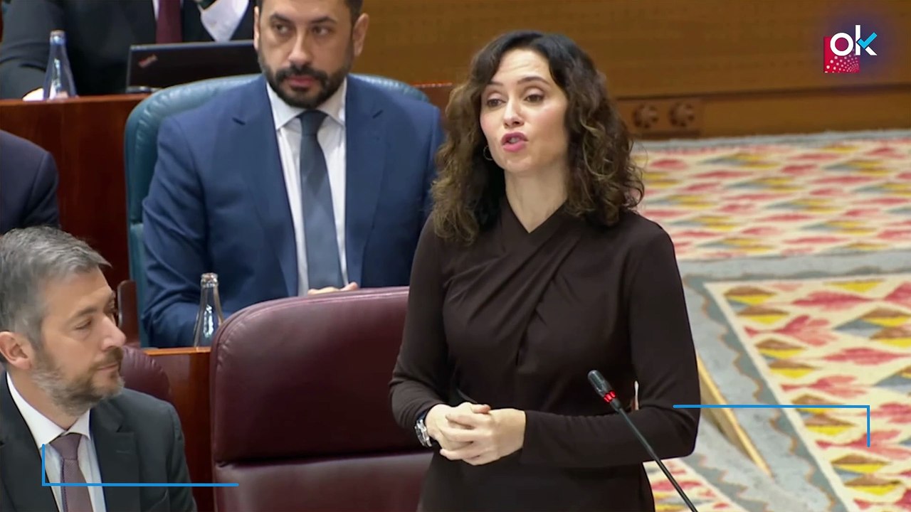 El repaso de Ayuso en un minuto a la hipocresía a toda la izquierda de Madrid: "Acoso eres tú"