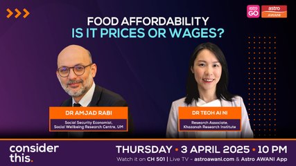 Consider This: Food Affordability — Is It Prices or Wages?