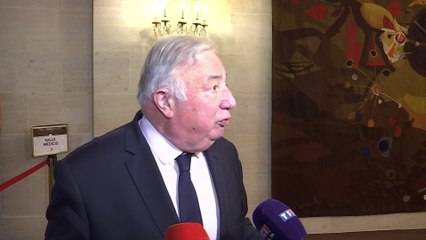 "Il n’est pas question de céder aux menaces des Etats-Unis", affirme Gérard Larcher